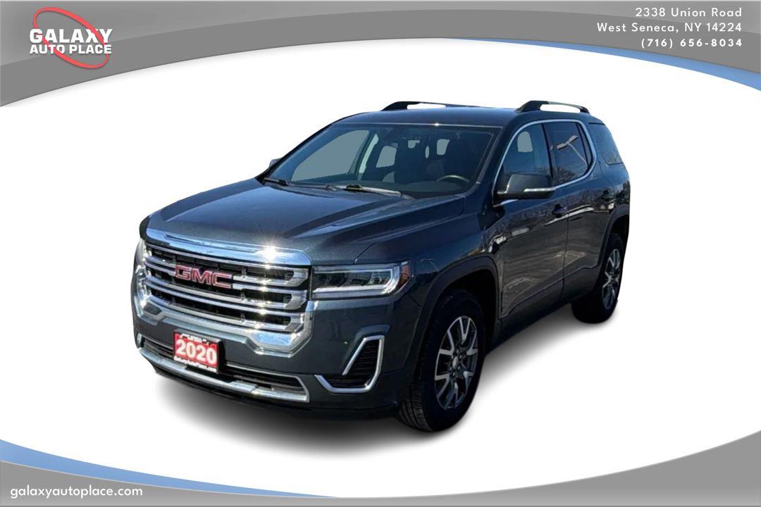 Gray (Dark Sky Metallic) 2020 GMC Acadia SLE AWD SUV / Crossover Four-Wheel Drive 9-Speed Automatic