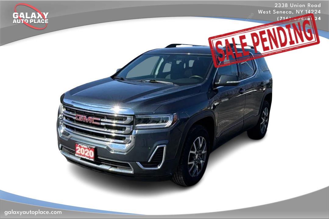Gray (Dark Sky Metallic) 2020 GMC Acadia SLE AWD SUV / Crossover Four-Wheel Drive 9-Speed Automatic