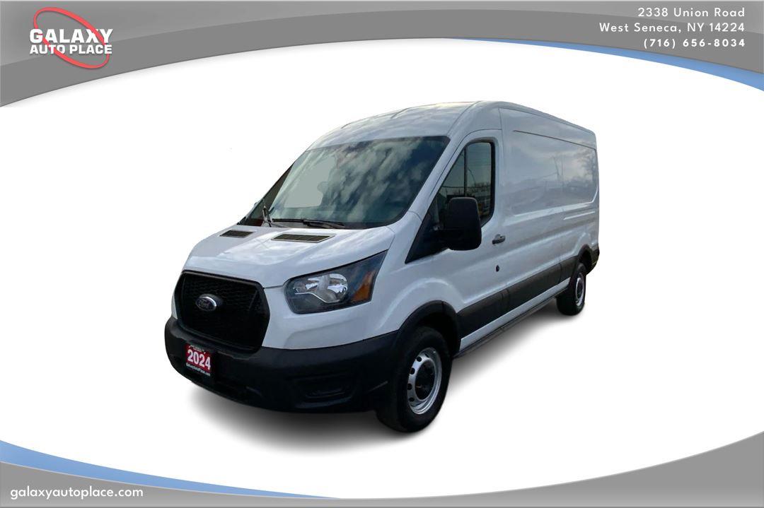 Oxford White 2024 Ford Transit Cargo 250 Medium Roof LB RWD Van Rear-Wheel Drive 10-Speed Automatic