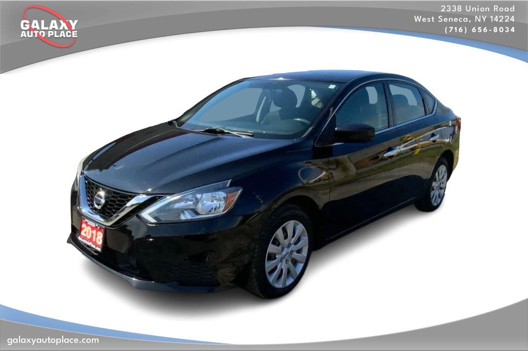 Super Black 2018 Nissan Sentra S FWD Sedan Front-Wheel Drive Continuously Variable Transmission