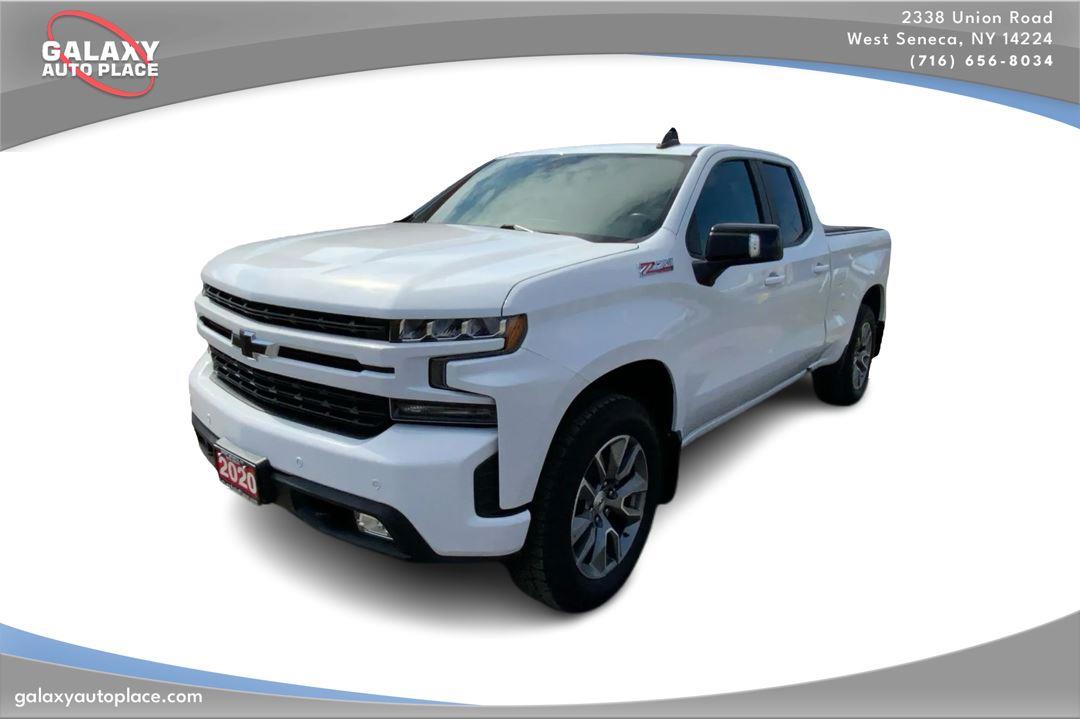 Summit White 2020 Chevrolet Silverado 1500 RST Double Cab 4WD Pickup Truck Four-Wheel Drive 8-Speed Automatic