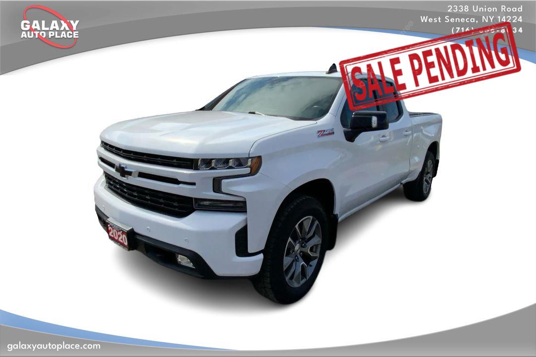 Summit White 2020 Chevrolet Silverado 1500 RST Double Cab 4WD Pickup Truck Four-Wheel Drive 8-Speed Automatic