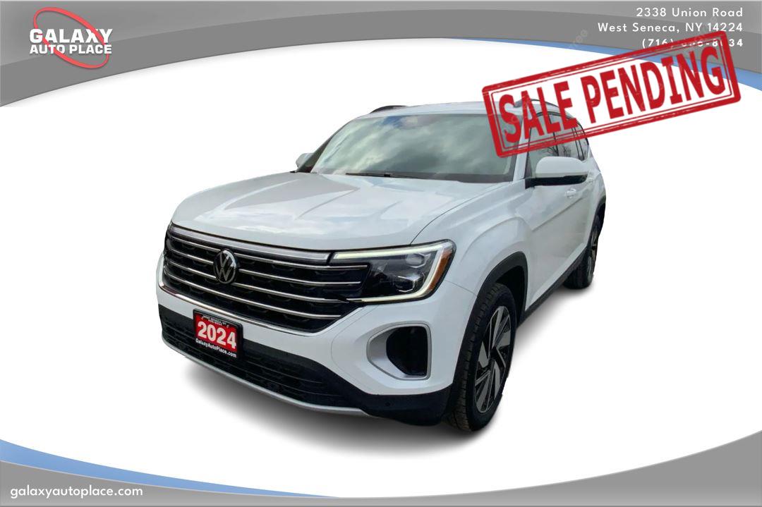 Pure White 2024 Volkswagen Atlas SUV / Crossover All-Wheel Drive Automatic
