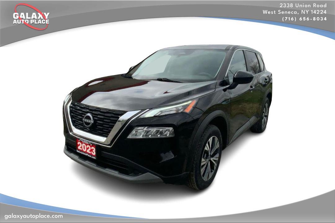 Super Black 2023 Nissan Rogue SV AWD SUV / Crossover All-Wheel Drive Continuously Variable Transmission