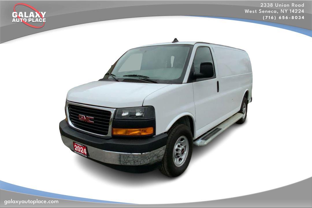 Summit White 2024 GMC Savana Cargo 2500 RWD Van Rear-Wheel Drive 8-Speed Automatic