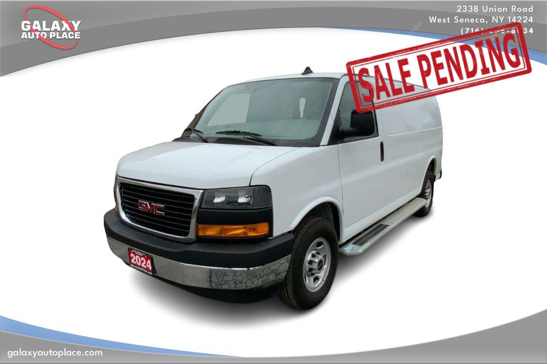Summit White 2024 GMC Savana Cargo 2500 RWD Van Rear-Wheel Drive 8-Speed Automatic