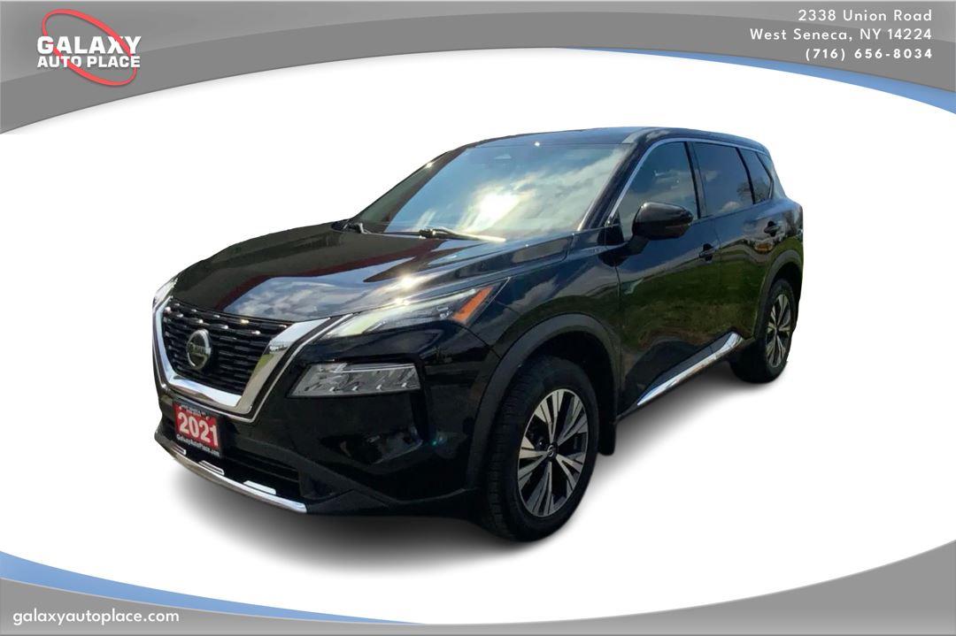 Super Black 2021 Nissan Rogue SV AWD SUV / Crossover All-Wheel Drive Continuously Variable Transmission
