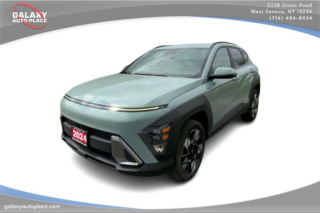 Mirage Green 2024 Hyundai Kona SEL AWD SUV / Crossover All-Wheel Drive Continuously Variable Transmission