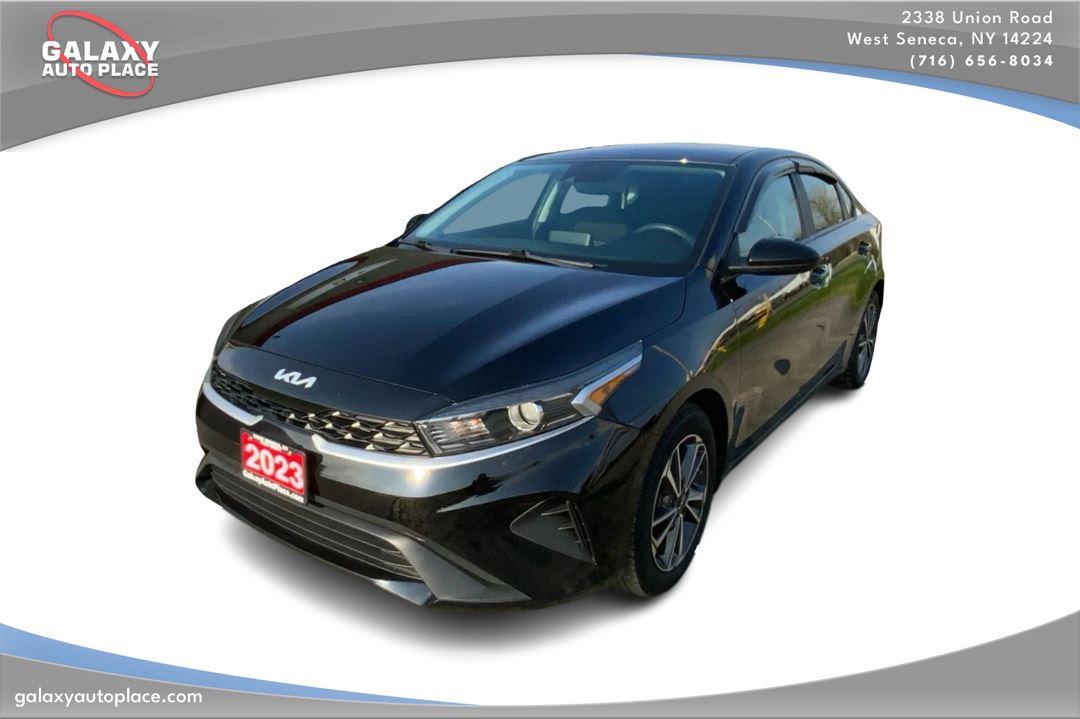 Aurora Black 2023 Kia Forte LXS FWD Sedan Front-Wheel Drive Continuously Variable Transmission