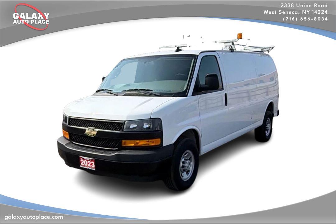Summit White 2023 Chevrolet Express Cargo 2500 Extended RWD Van Rear-Wheel Drive 8-Speed Automatic