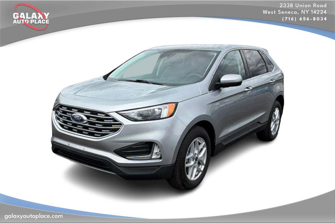 Iconic Silver Metallic 2022 Ford Edge SEL AWD SUV / Crossover All-Wheel Drive 8-Speed Automatic