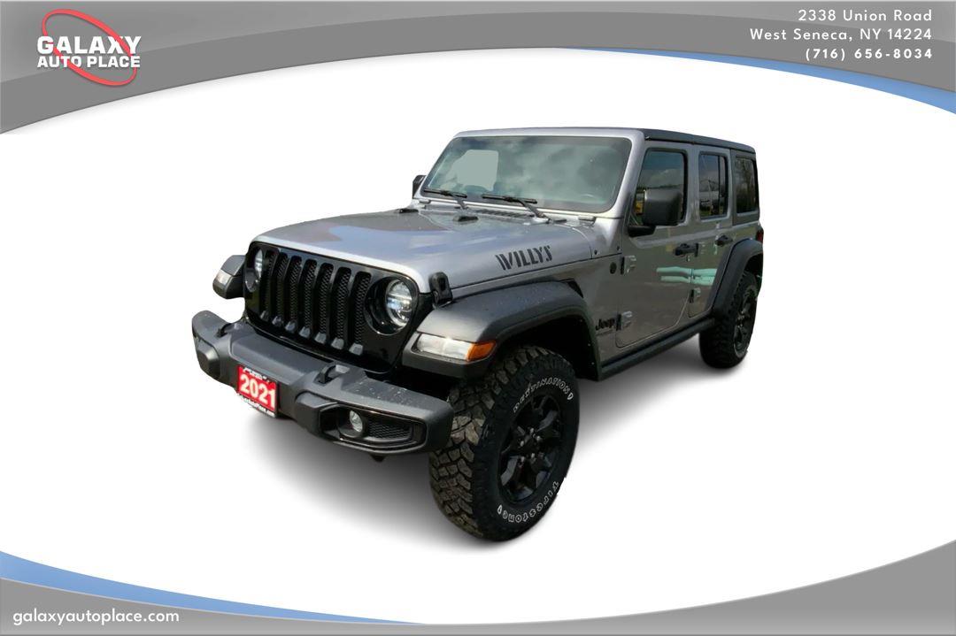 Billet Silver Metallic 2021 Jeep Wrangler Unlimited Willys 4WD SUV / Crossover Four-Wheel Drive 8-Speed Automatic