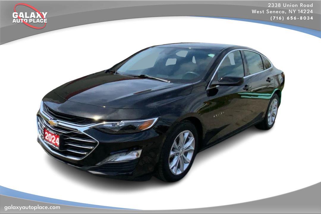 Mosaic Black Metallic 2024 Chevrolet Malibu LT with 1LT FWD Sedan Front-Wheel Drive Continuously Variable Transmission