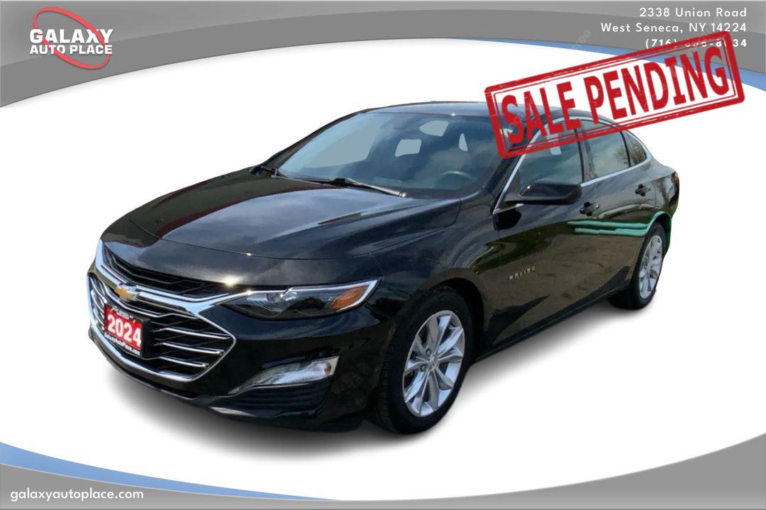 Mosaic Black Metallic 2024 Chevrolet Malibu Sedan Front-Wheel Drive Continuously Variable Transmission