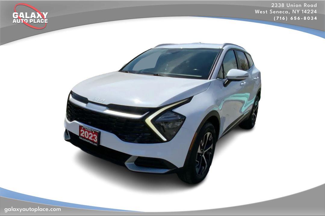 Glacial White Pearl 2023 Kia Sportage EX AWD SUV / Crossover All-Wheel Drive Automatic