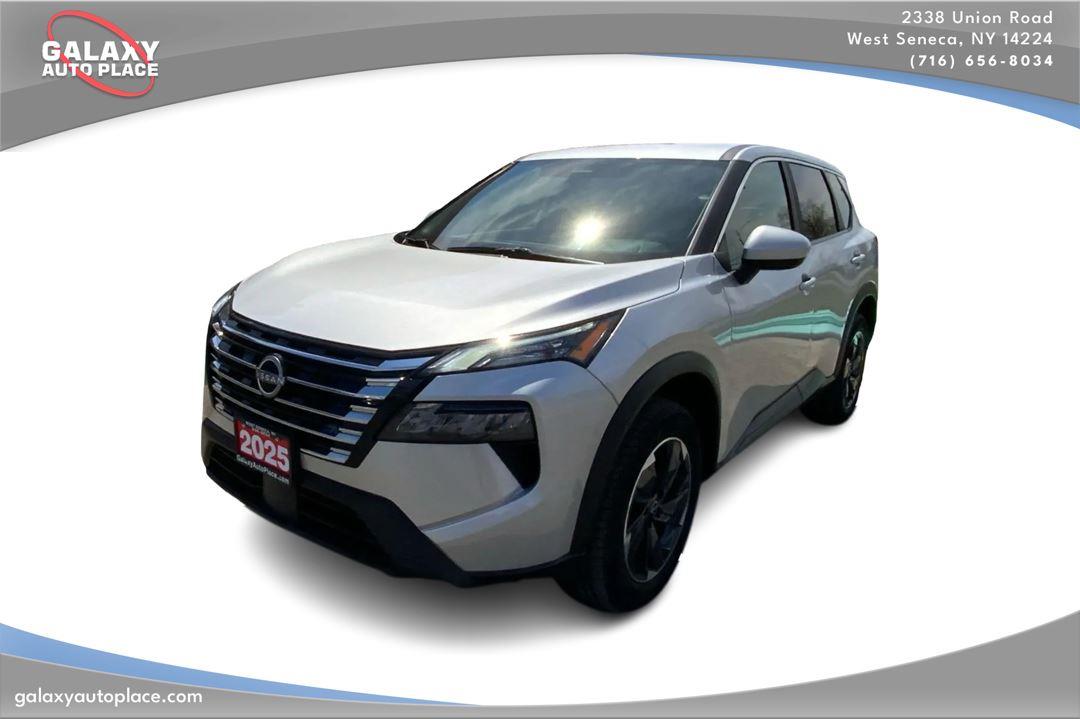 Brilliant Silver Metallic 2025 Nissan Rogue SV AWD SUV / Crossover All-Wheel Drive Continuously Variable Transmission