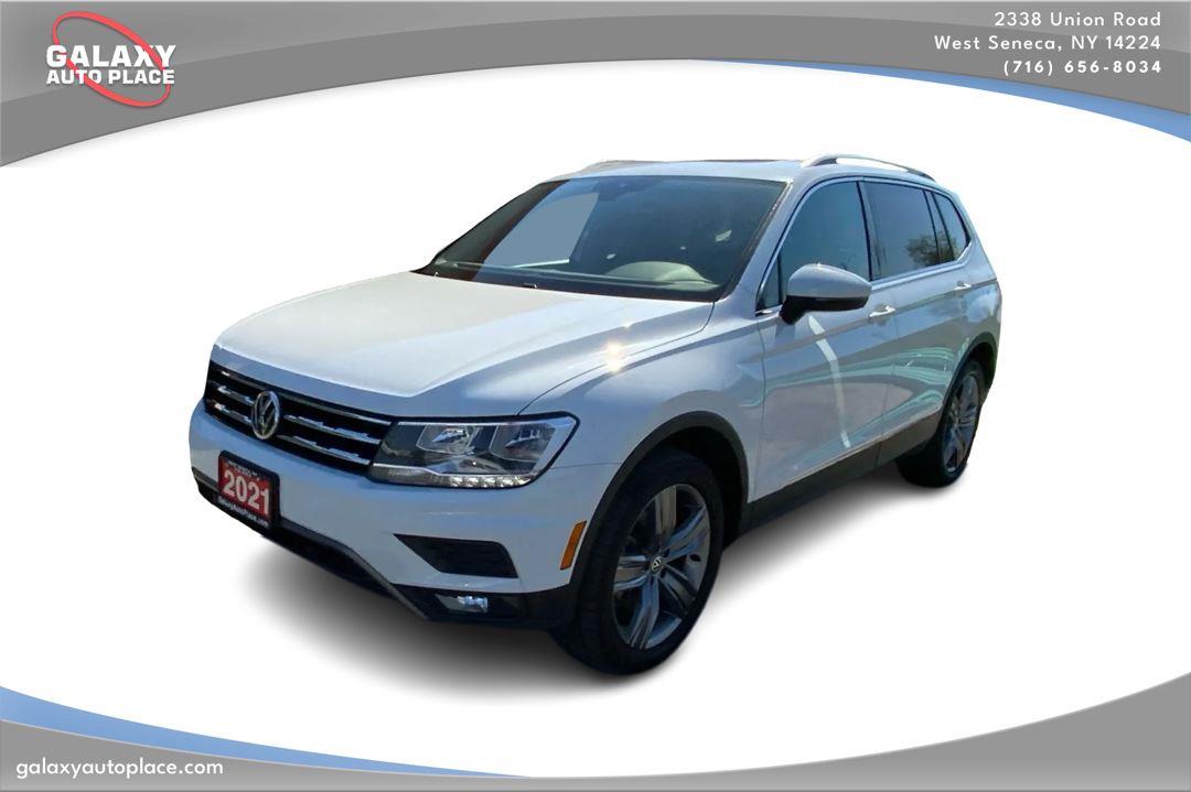 Pure White 2021 Volkswagen Tiguan SEL 4Motion SUV / Crossover All-Wheel Drive Automatic