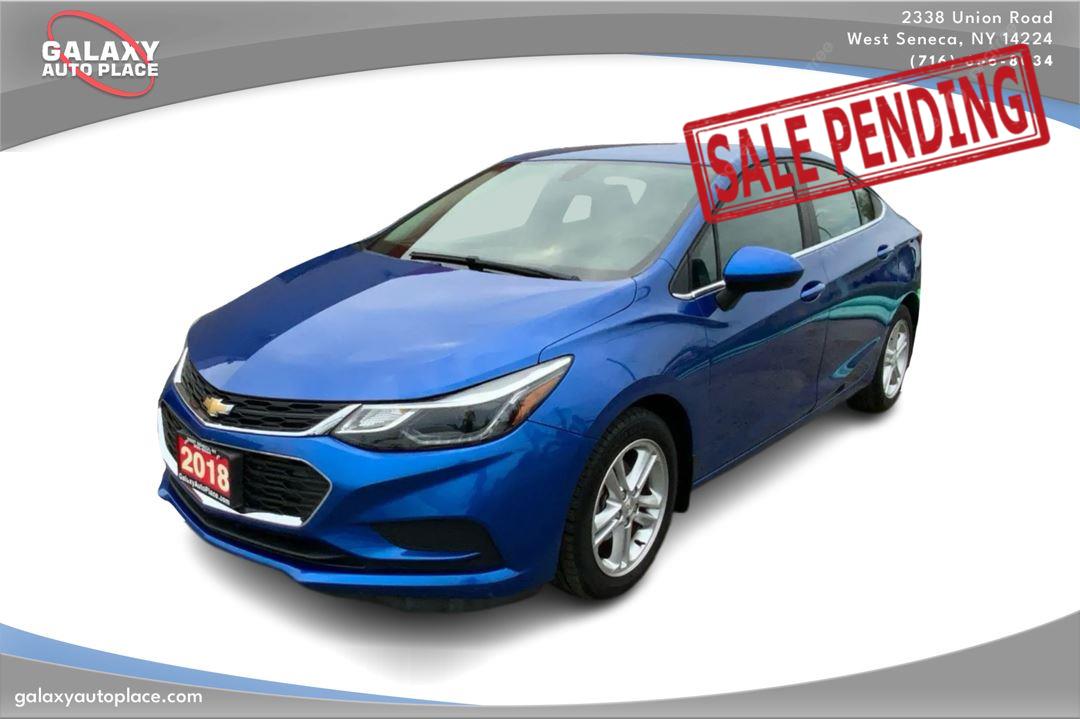 Kinetic Blue Metallic 2018 Chevrolet Cruze LT Sedan FWD Sedan Front-Wheel Drive 6-Speed Automatic