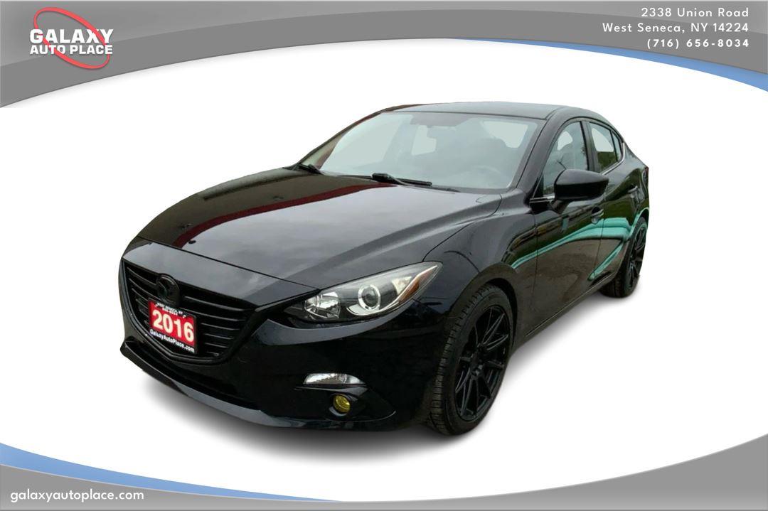 Jet Black Mica 2016 Mazda MAZDA3 i Sport Sedan Front-Wheel Drive Automatic