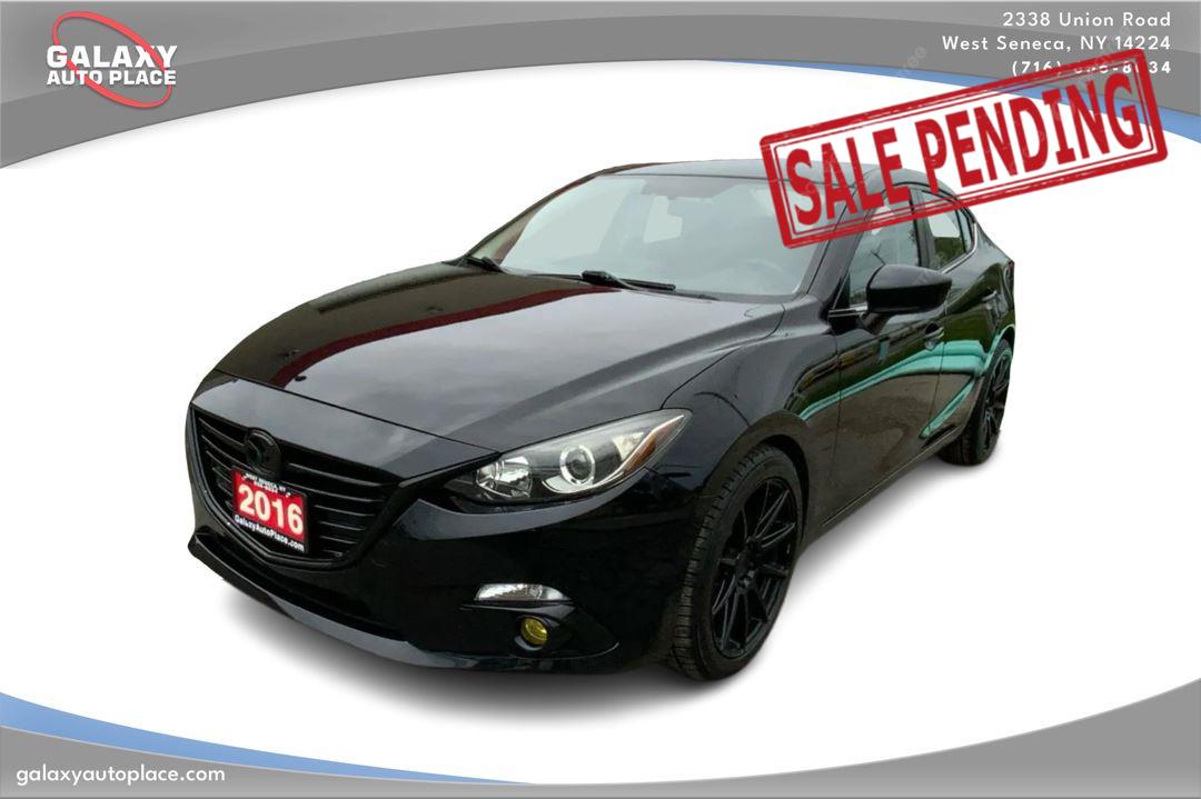 Jet Black Mica 2016 Mazda MAZDA3 i Sport Sedan Front-Wheel Drive Automatic
