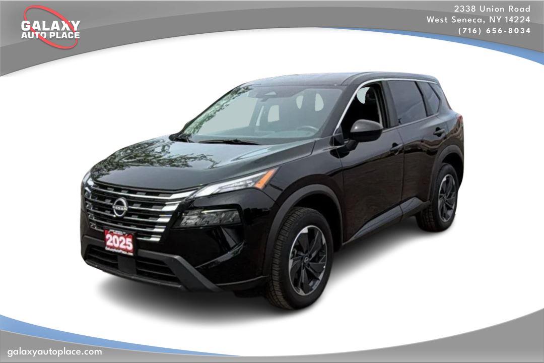 Super Black 2025 Nissan Rogue SV AWD SUV / Crossover All-Wheel Drive Continuously Variable Transmission