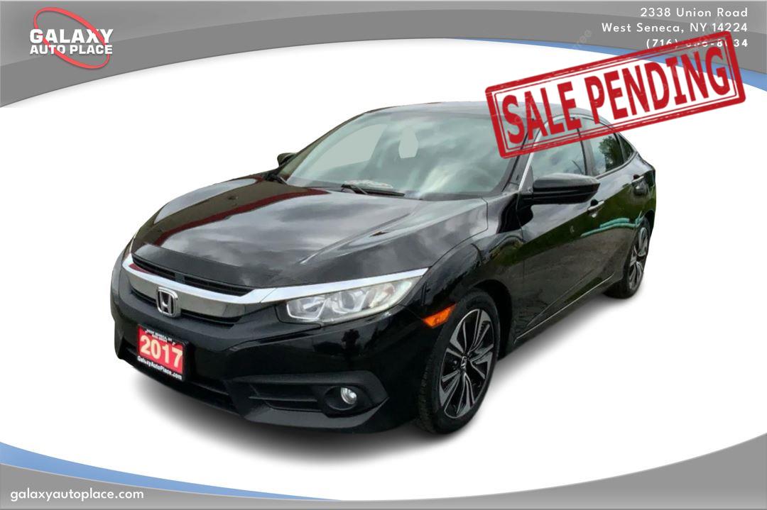 Crystal Black Pearl 2017 Honda Civic Sedan Front-Wheel Drive 6-Speed Manual