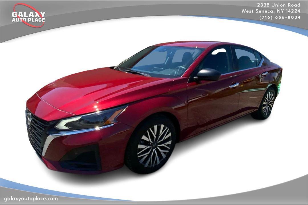 Red (Scarlet Ember) 2024 Nissan Altima Sedan Front-Wheel Drive Continuously Variable Transmission