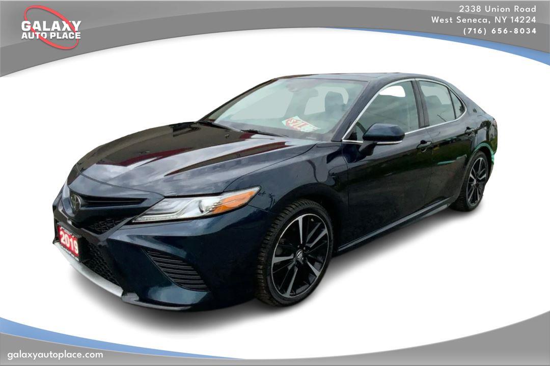 Teal (Galactic Aqua Mica) 2019 Toyota Camry Sedan Front-Wheel Drive Automatic