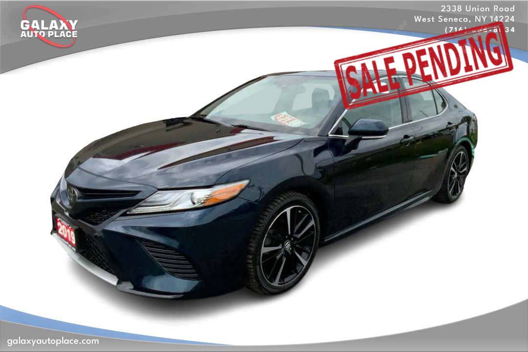 Teal (Galactic Aqua Mica) 2019 Toyota Camry Sedan Front-Wheel Drive Automatic