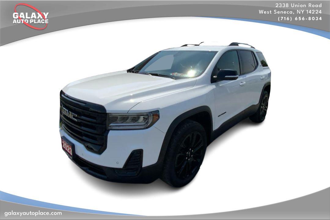 Summit White 2023 GMC Acadia SUV / Crossover Four-Wheel Drive 9-Speed Automatic