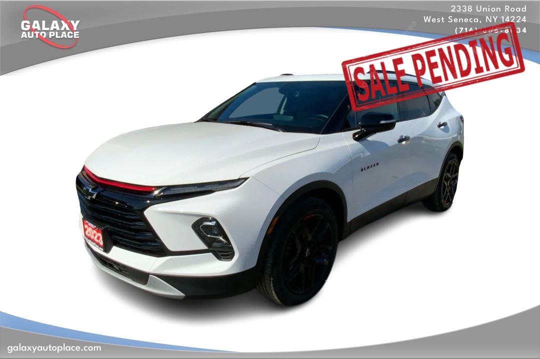 Summit White 2023 Chevrolet Blazer SUV / Crossover All-Wheel Drive 9-Speed Automatic