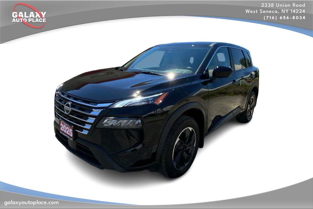 Super Black 2025 Nissan Rogue SUV / Crossover All-Wheel Drive Continuously Variable Transmission