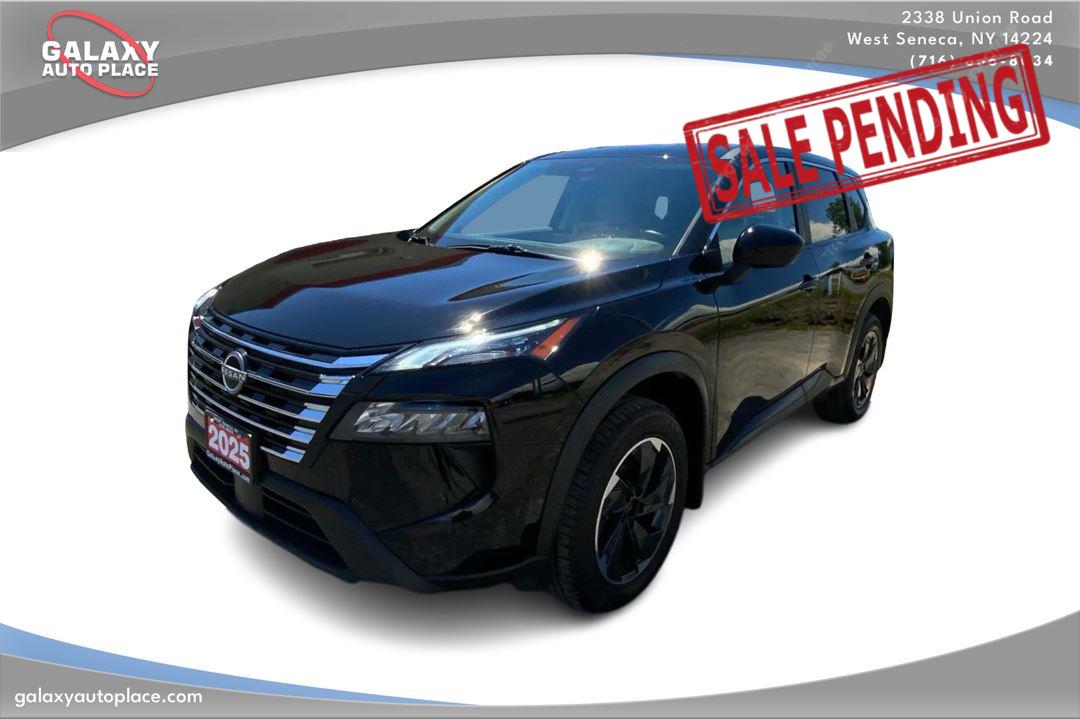 Super Black 2025 Nissan Rogue SUV / Crossover All-Wheel Drive Continuously Variable Transmission