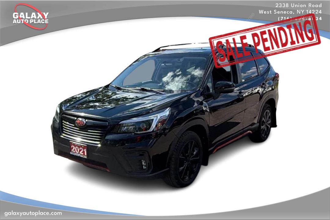 Crystal Black Silica 2021 Subaru Forester SUV / Crossover All-Wheel Drive Continuously Variable Transmission