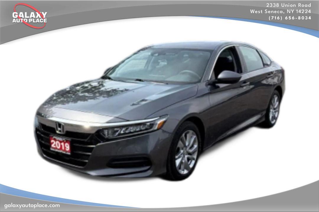Gray (Modern Steel Metallic) 2019 Honda Accord Sedan Front-Wheel Drive Continuously Variable Transmission