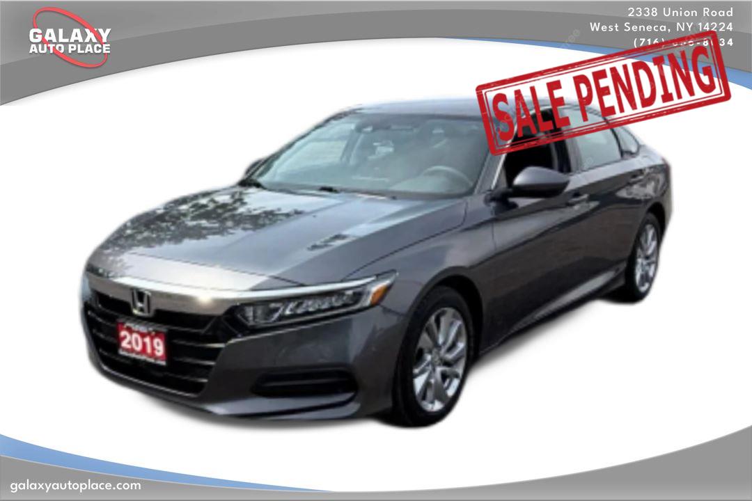 Gray (Modern Steel Metallic) 2019 Honda Accord Sedan Front-Wheel Drive Continuously Variable Transmission