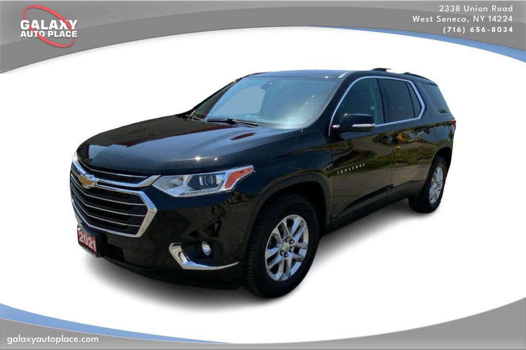 Mosaic Black Metallic 2021 Chevrolet Traverse SUV / Crossover Four-Wheel Drive 9-Speed Automatic