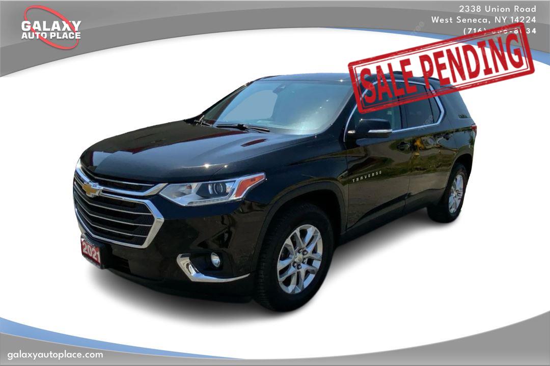 Mosaic Black Metallic 2021 Chevrolet Traverse SUV / Crossover Four-Wheel Drive 9-Speed Automatic