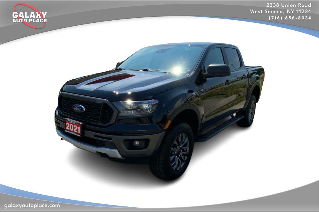 Shadow Black 2021 Ford Ranger Pickup Truck Four-Wheel Drive Automatic