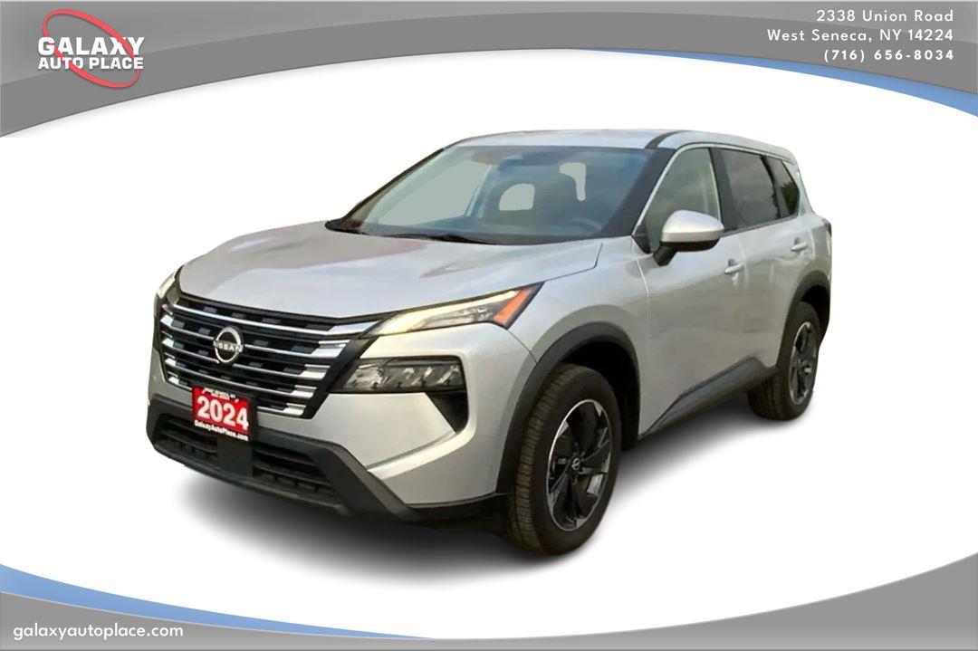 Brilliant Silver Metallic 2024 Nissan Rogue SUV / Crossover All-Wheel Drive Continuously Variable Transmission