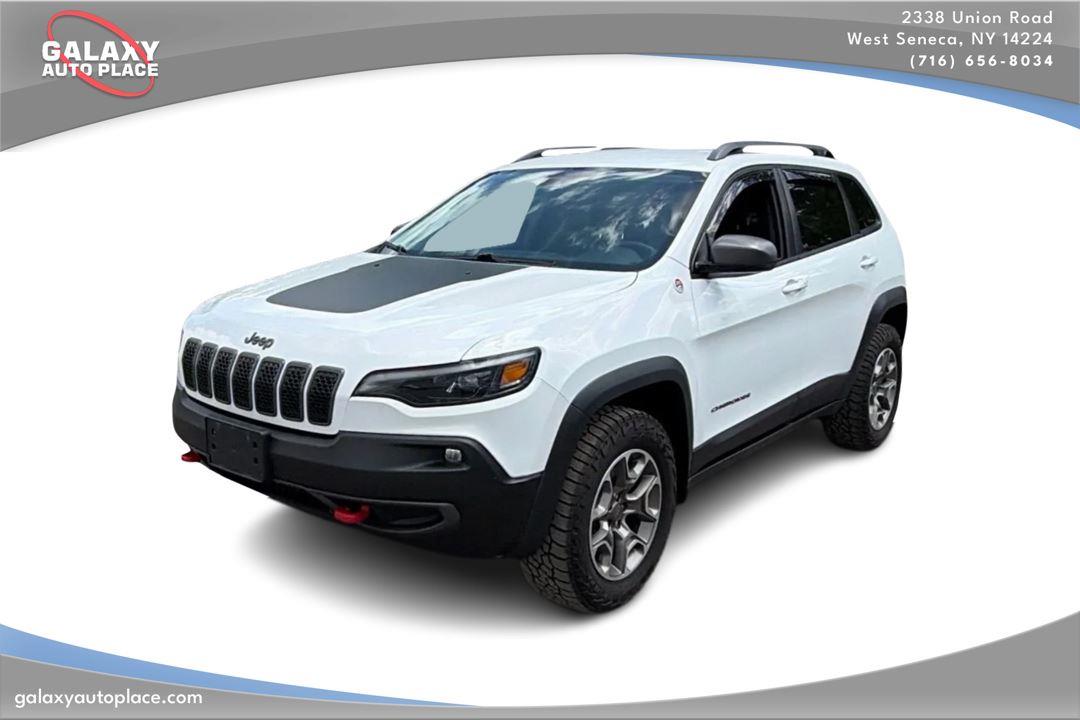 Bright White Clearcoat 2021 Jeep Cherokee SUV / Crossover Four-Wheel Drive 9-Speed Automatic