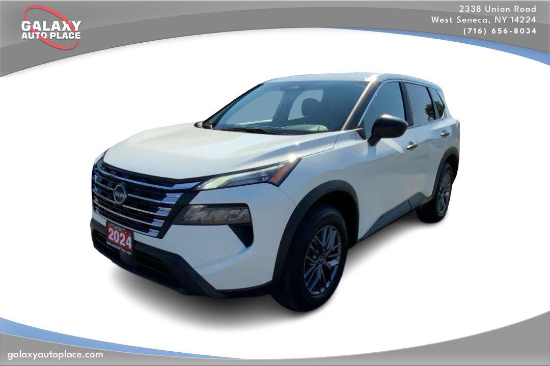 Glacier White 2024 Nissan Rogue SUV / Crossover All-Wheel Drive Continuously Variable Transmission