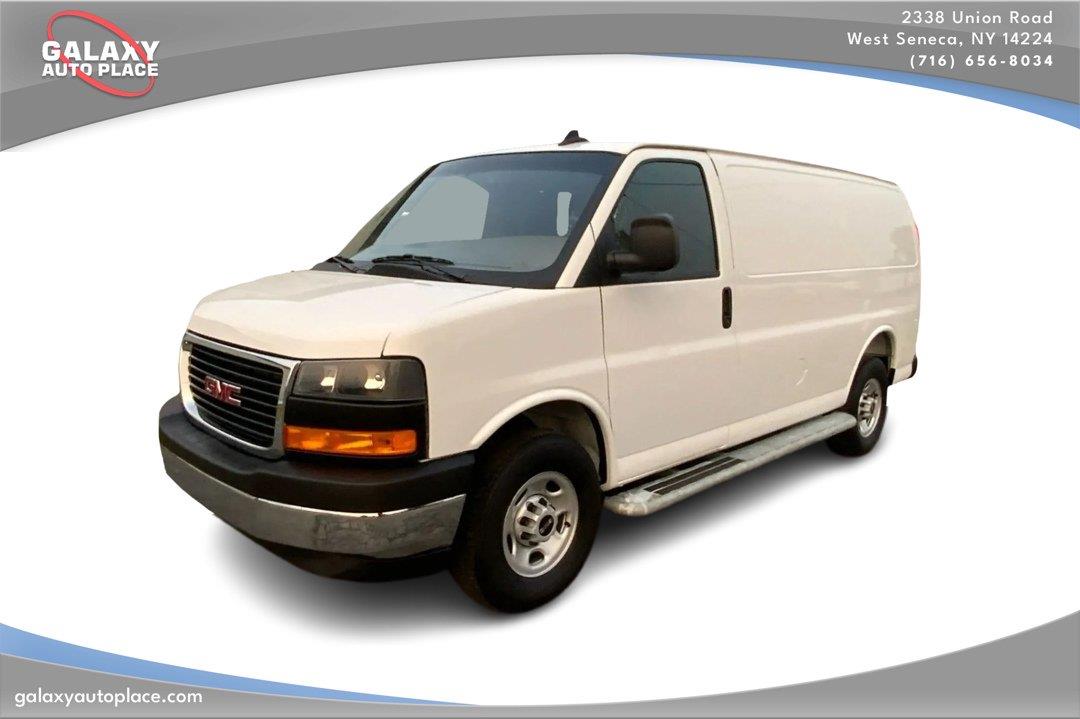 Summit White 2025 GMC Savana Cargo Van Rear-Wheel Drive 8-Speed Automatic