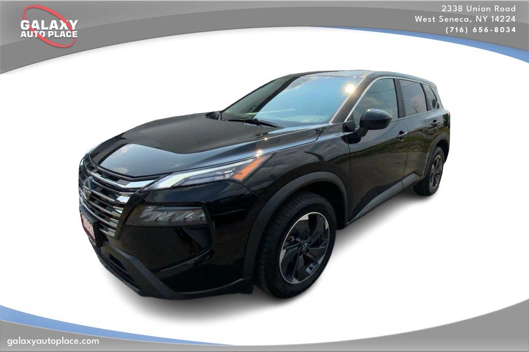 Super Black 2025 Nissan Rogue SUV / Crossover All-Wheel Drive Continuously Variable Transmission