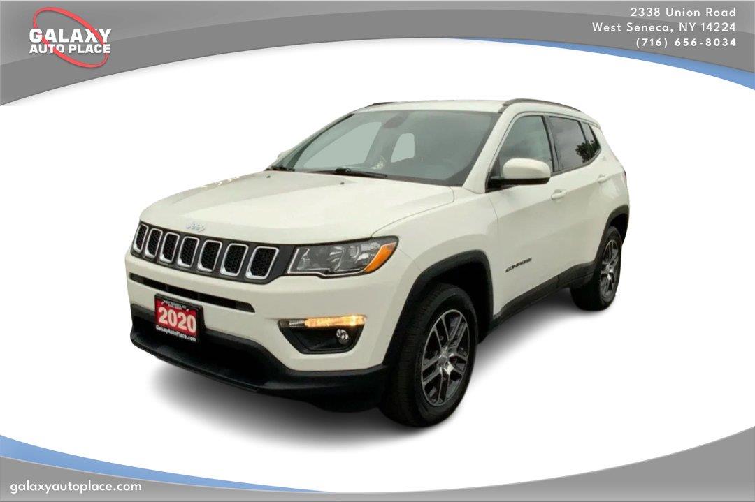 White Clearcoat 2020 Jeep Compass SUV / Crossover Four-Wheel Drive 9-Speed Automatic