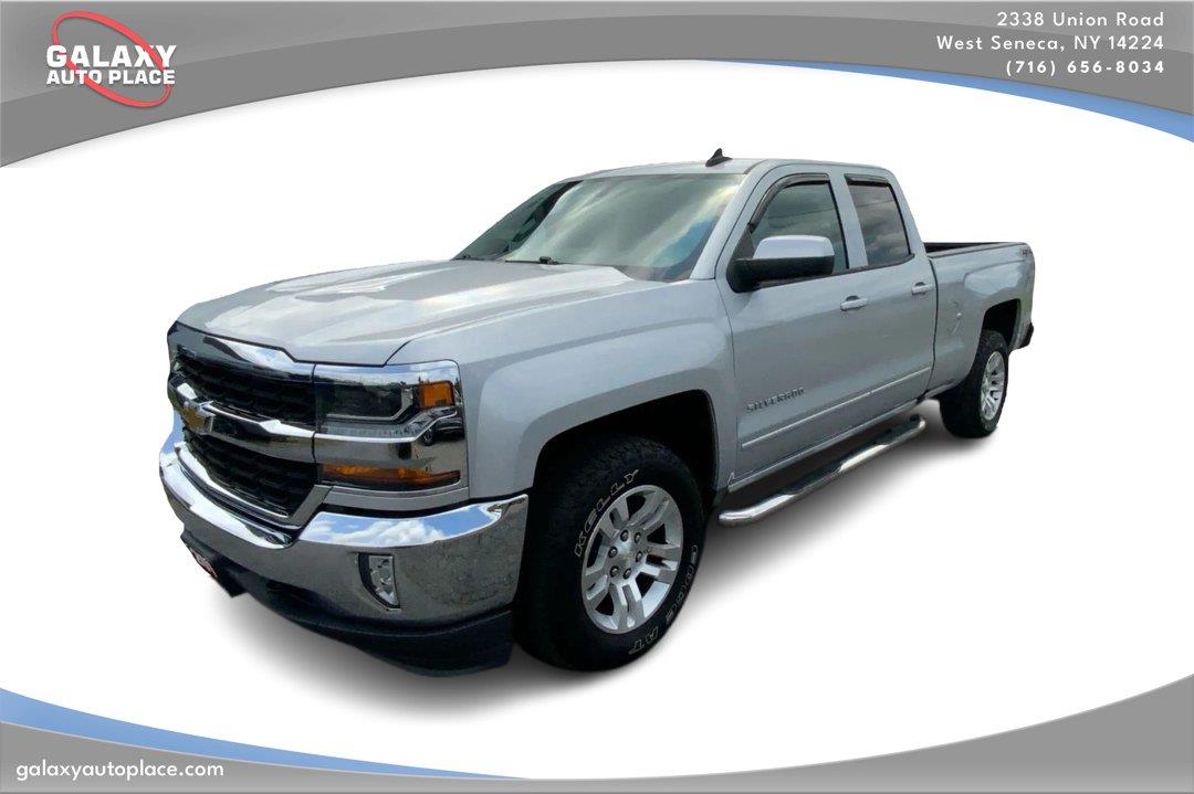 Silver Ice Metallic 2018 Chevrolet Silverado 1500 Pickup Truck Four-Wheel Drive 6-Speed Automatic
