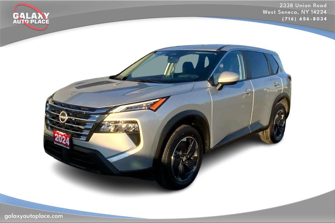 Brilliant Silver Metallic 2024 Nissan Rogue SUV / Crossover All-Wheel Drive Continuously Variable Transmission