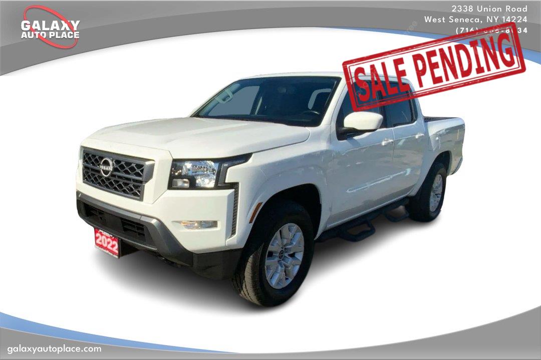 Glacier White 2022 Nissan Frontier Pickup Truck Four-Wheel Drive Automatic