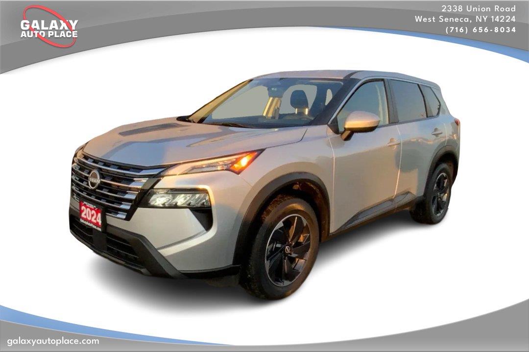 Brilliant Silver Metallic 2024 Nissan Rogue SUV / Crossover All-Wheel Drive Continuously Variable Transmission