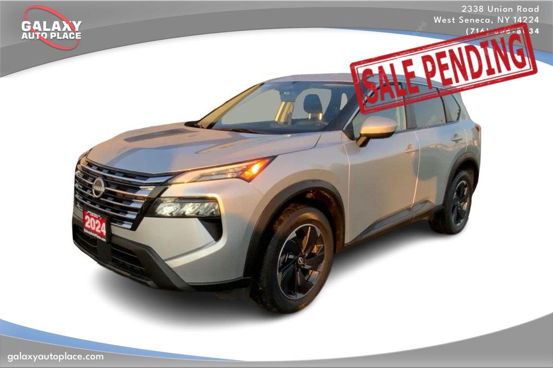 Brilliant Silver Metallic 2024 Nissan Rogue SUV / Crossover All-Wheel Drive Continuously Variable Transmission